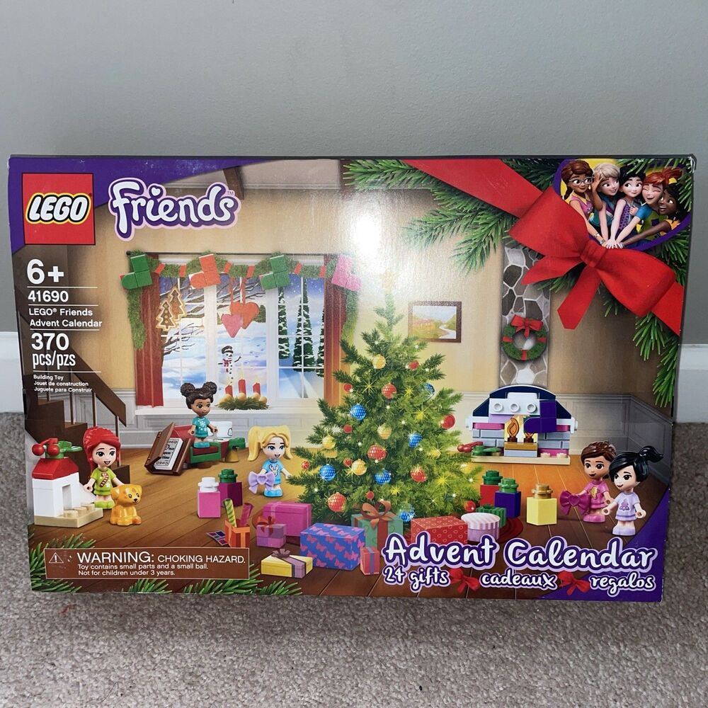 New Sealed LEGO Friends Advent Calendar 41690 Building Kit 370pcs retired